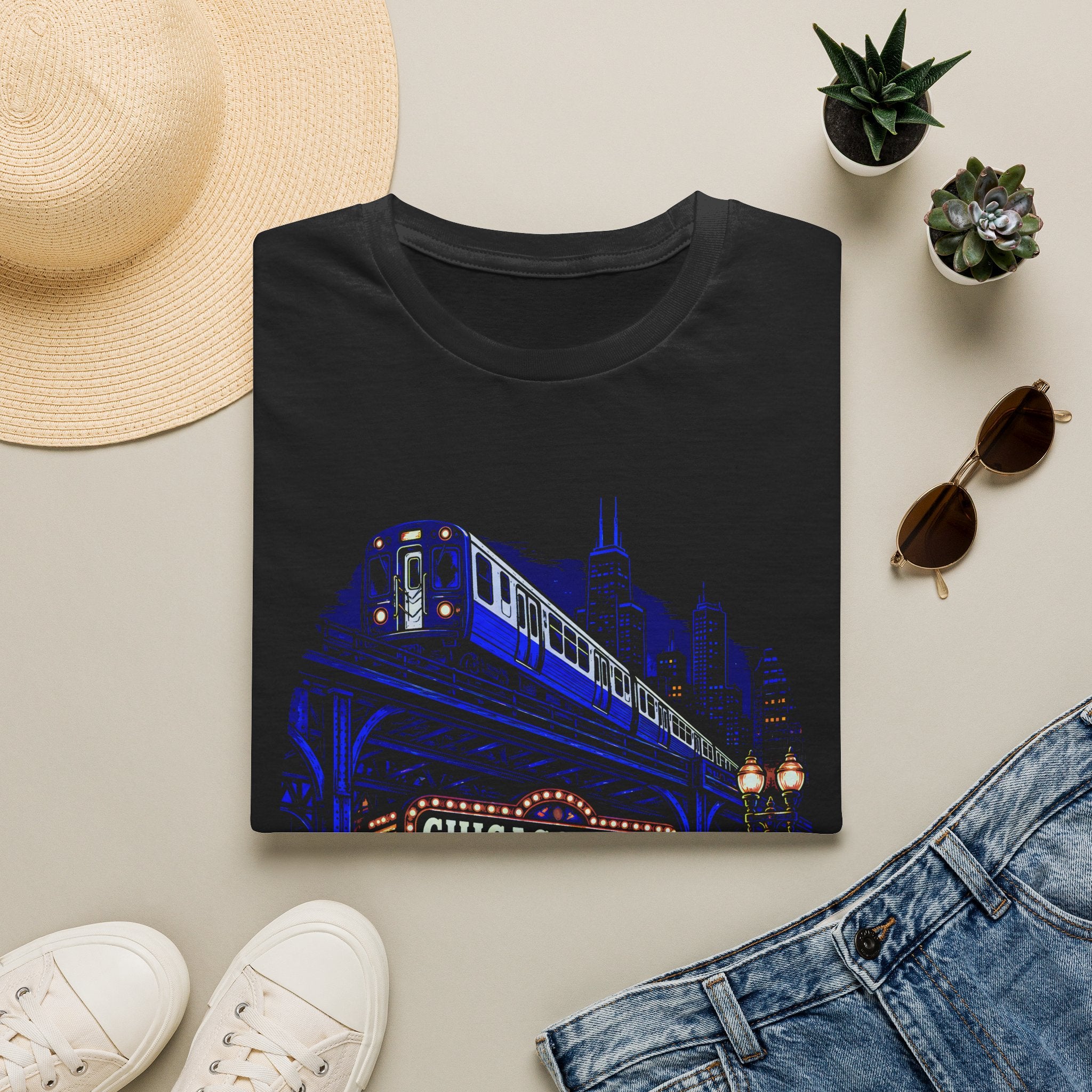 The L Train Chicago Blues T-Shirt