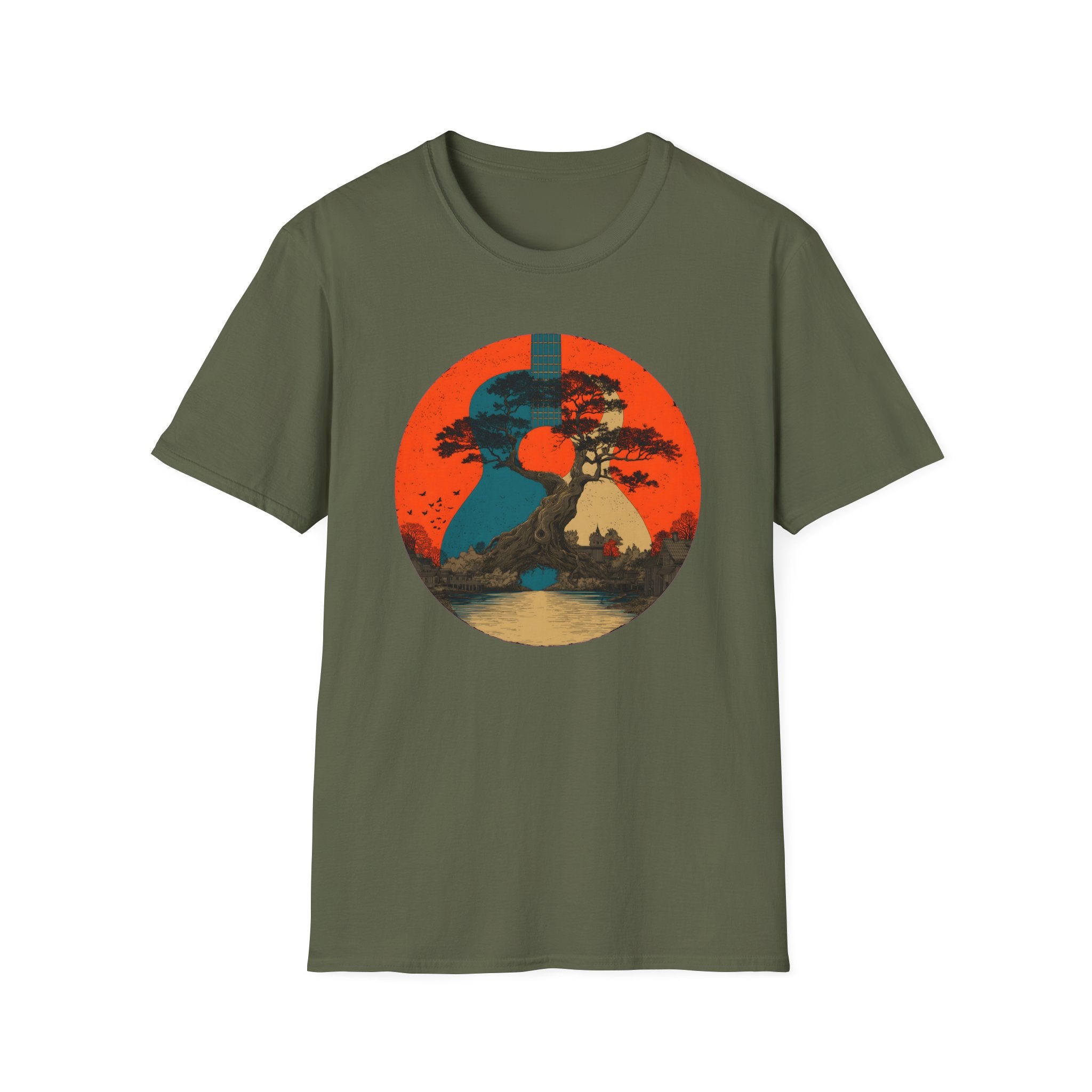 Tree of Life Acoustic Guitar T-Shirt