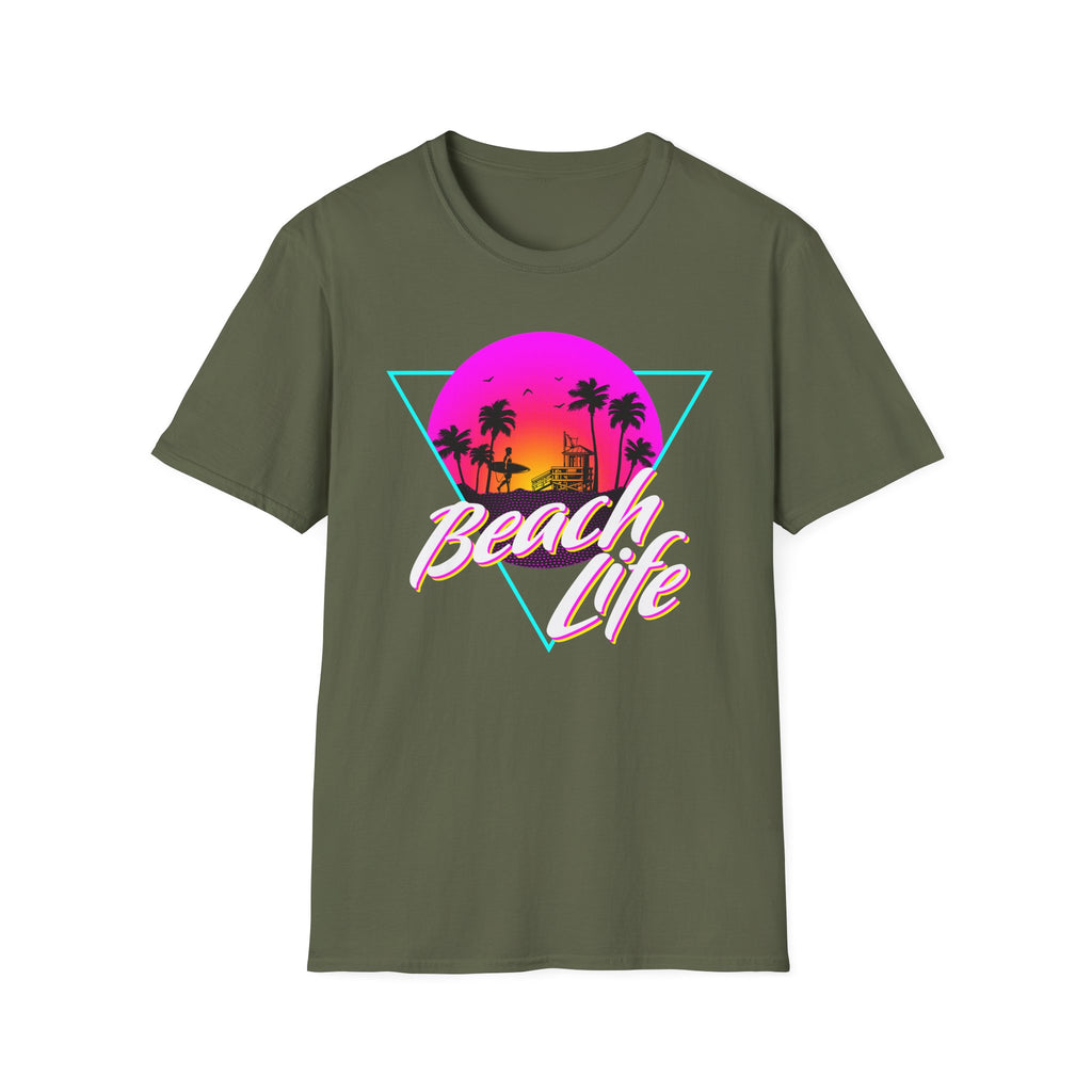Beach Life 80s Vacation T-Shirt