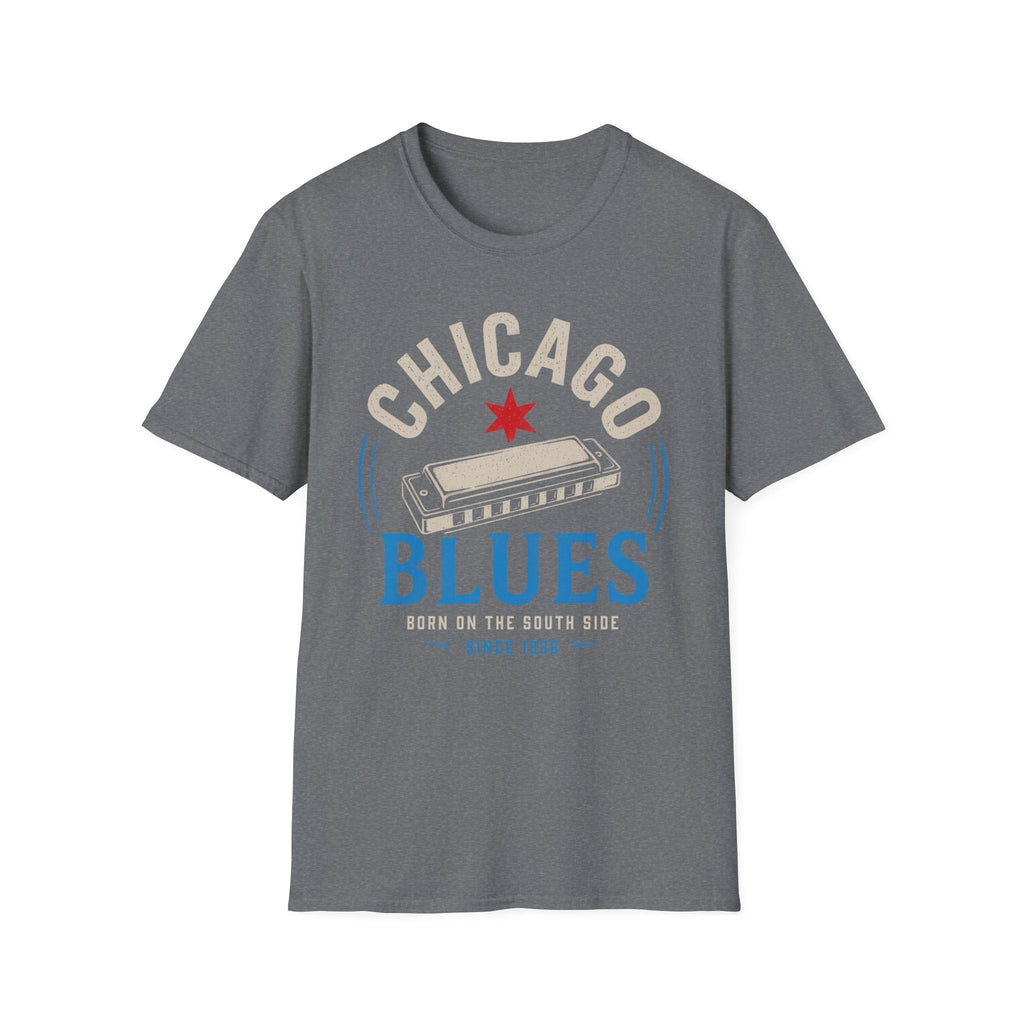 Born on the South Side Chicago Blues T-Shirt