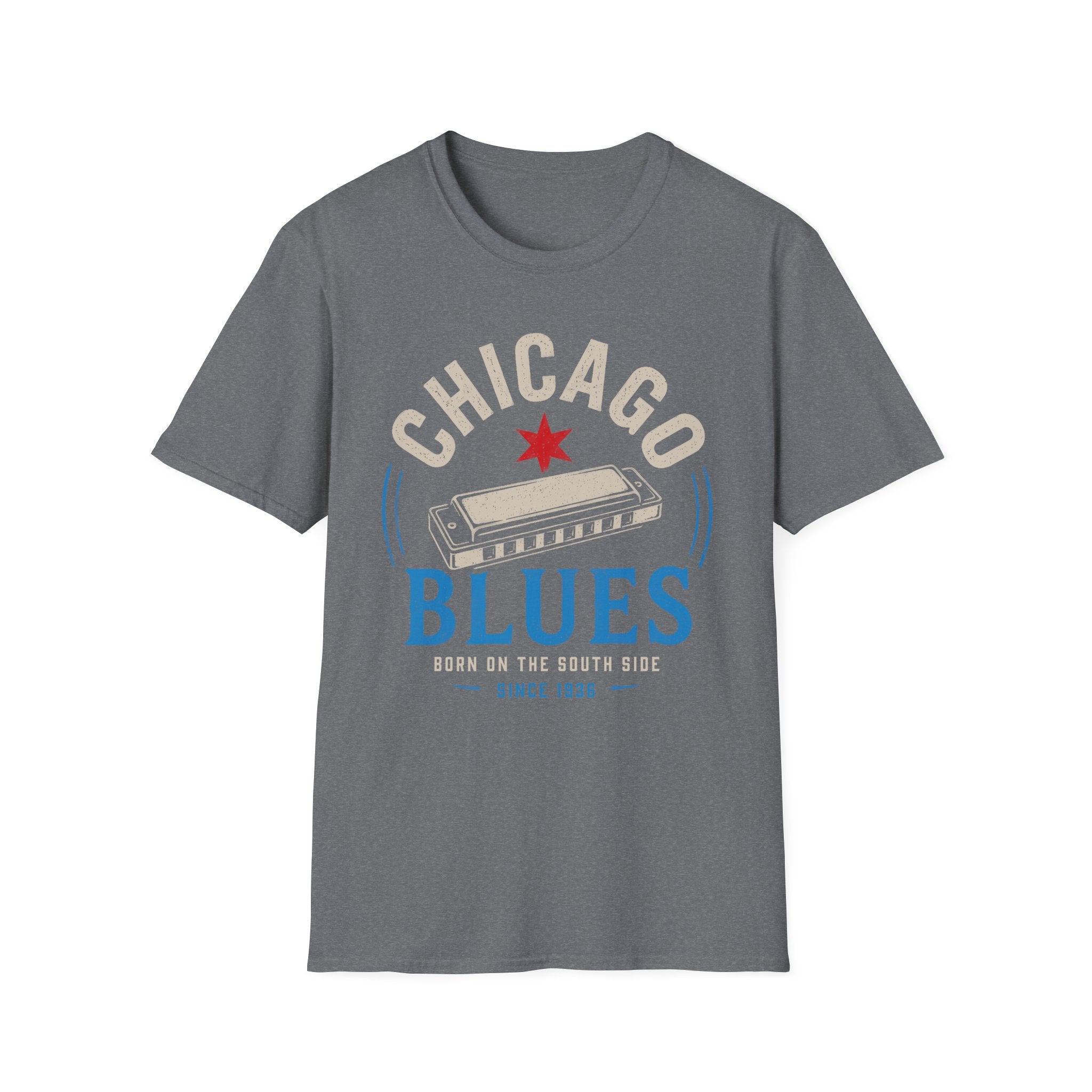 Born on the South Side Chicago Blues T-Shirt