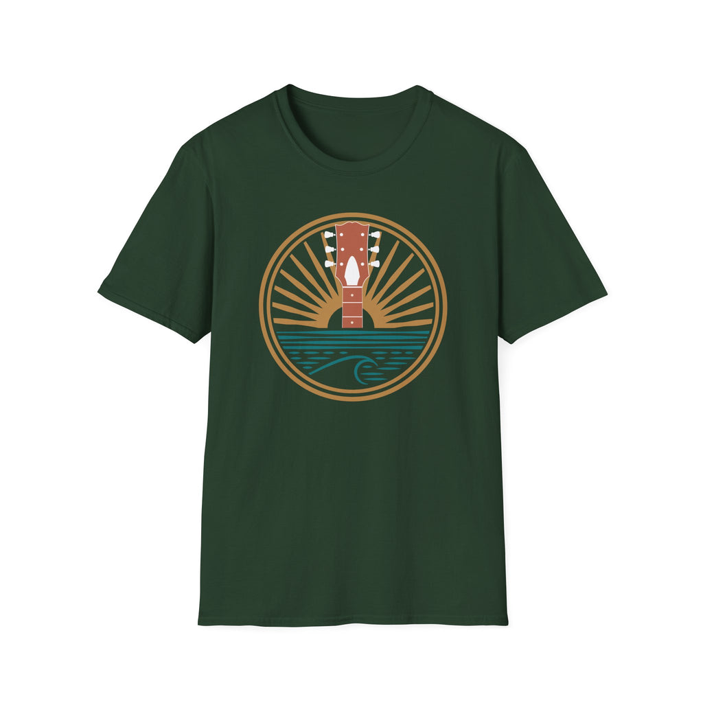 Second Set Society Music Waves Guitar T-Shirt