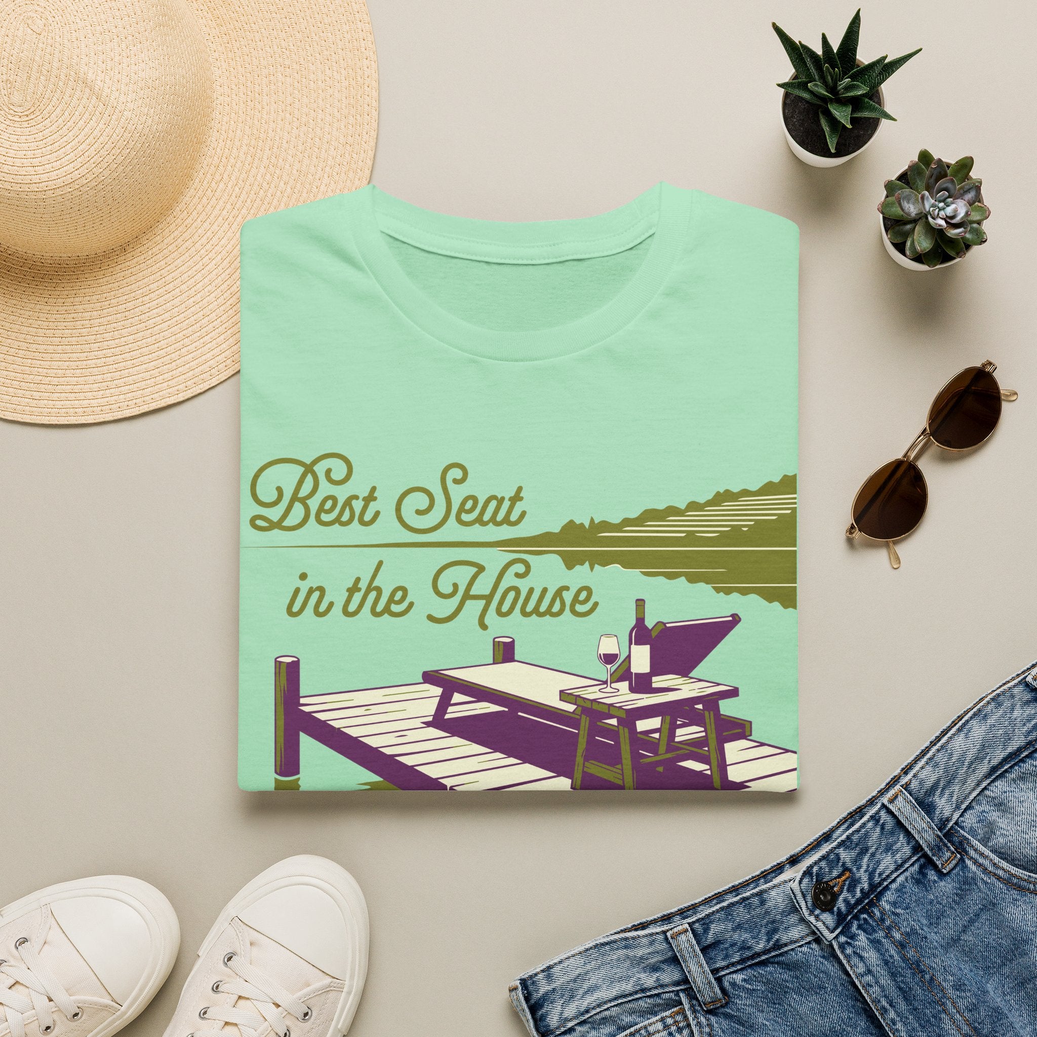 Best Seat in the House Vacation Retirement T-Shirt