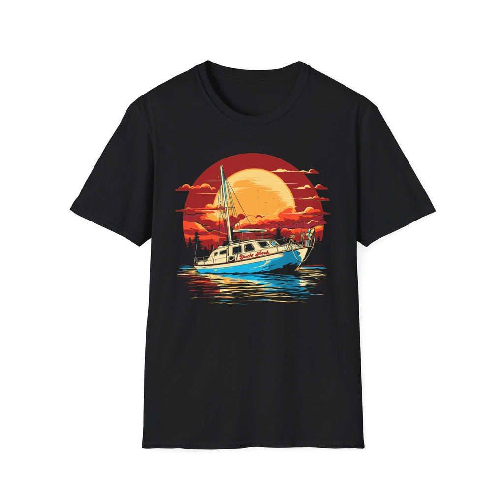 Sunset Harbor Yacht Rock T-Shirt