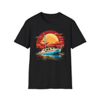 Sunset Harbor Yacht Rock T-Shirt