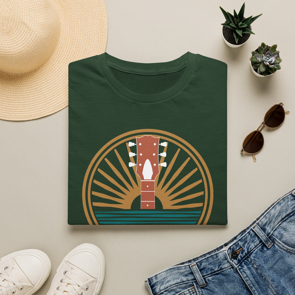 Second Set Society Music Waves Guitar T-Shirt