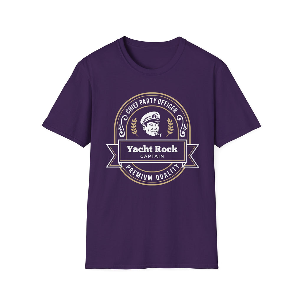 Chief Party Officer Yacht Rock Captain T-Shirt