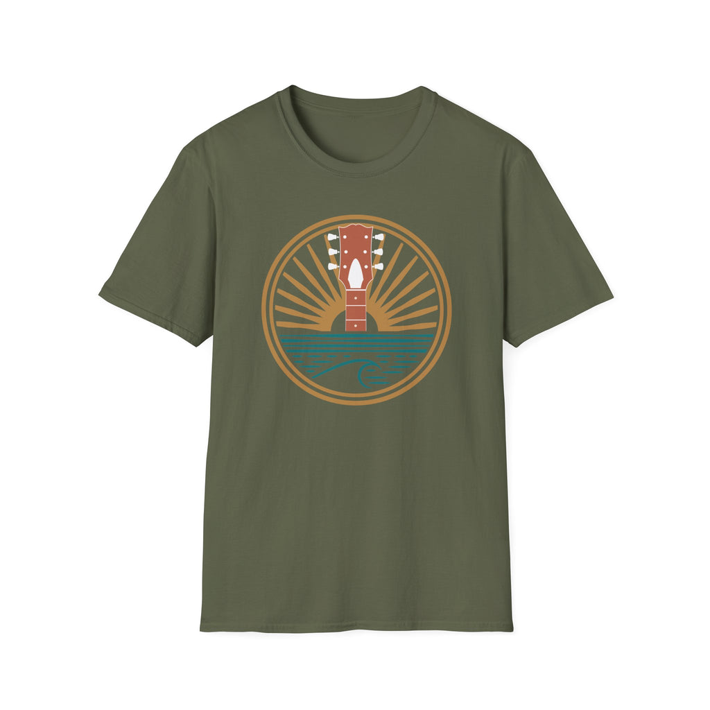 Second Set Society Music Waves Guitar T-Shirt
