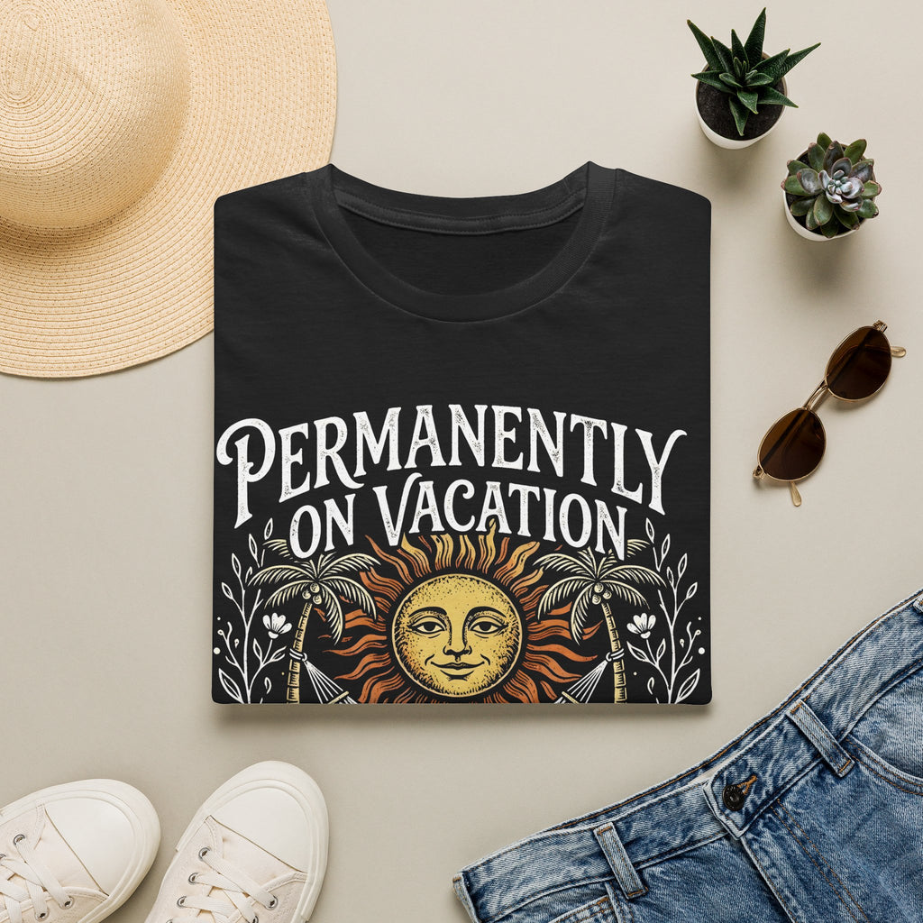 Permanently on Vacation Retirement T-Shirt
