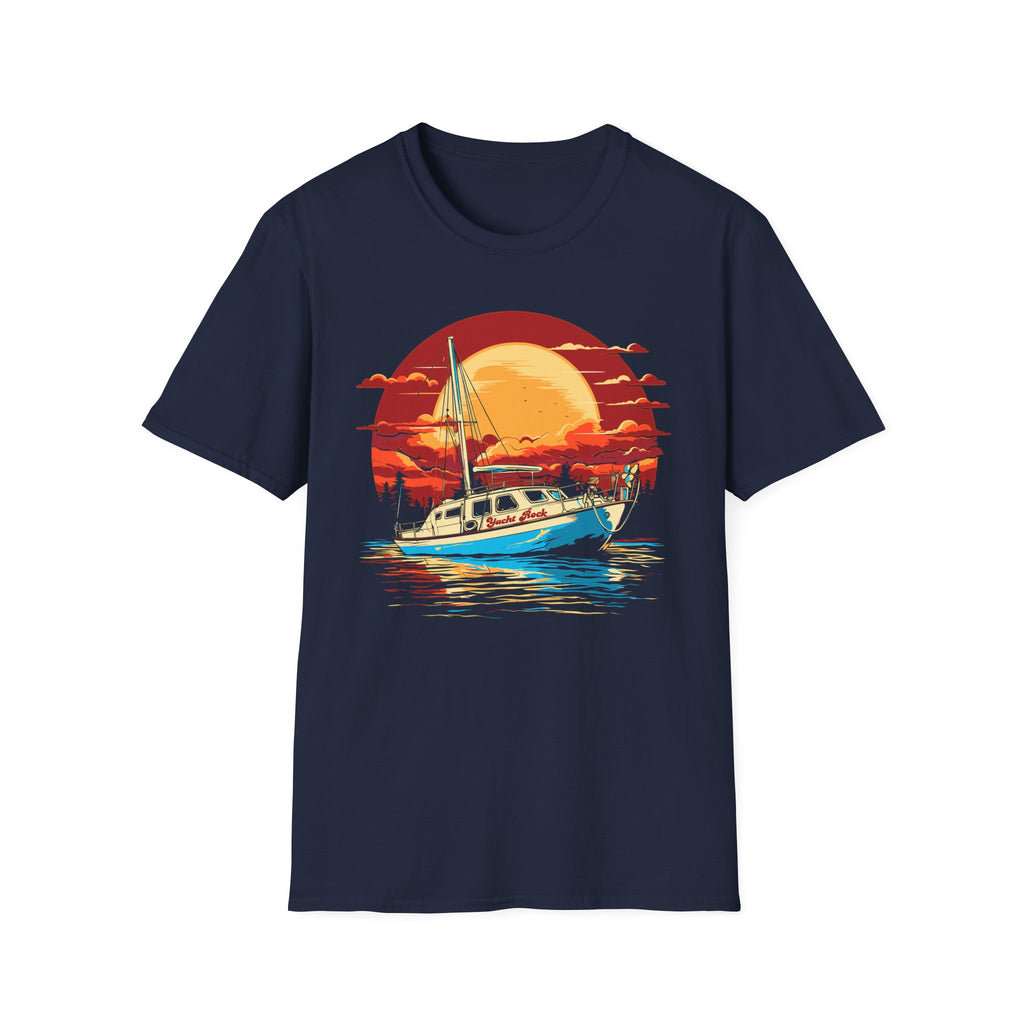 Sunset Harbor Yacht Rock T-Shirt