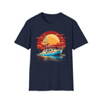 Sunset Harbor Yacht Rock T-Shirt