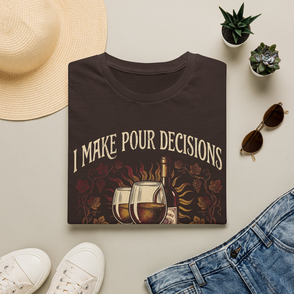 Pour Decisions Wine Lovers Vacation T-Shirt