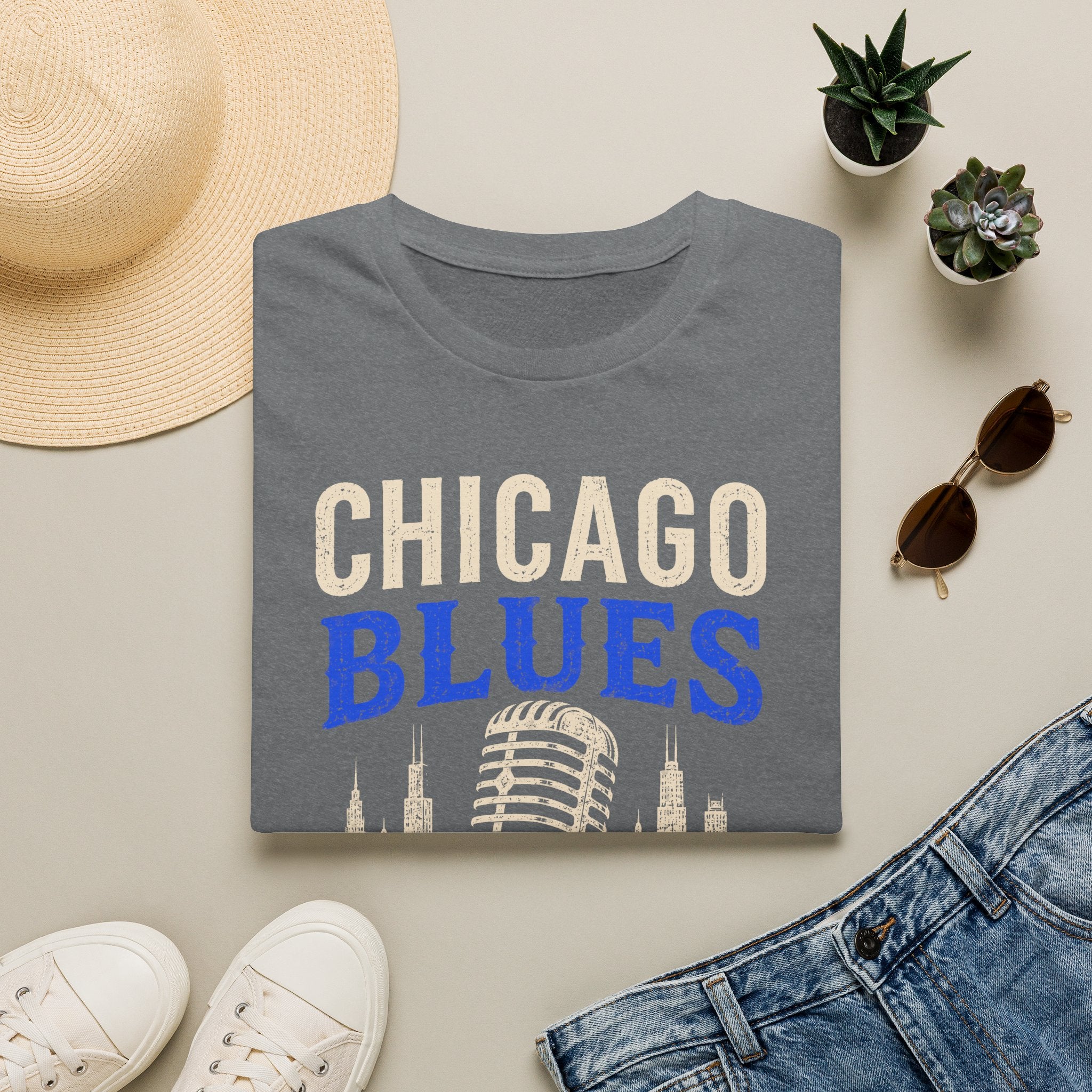 Where the Blues Lives Chicago Blues T-Shirt