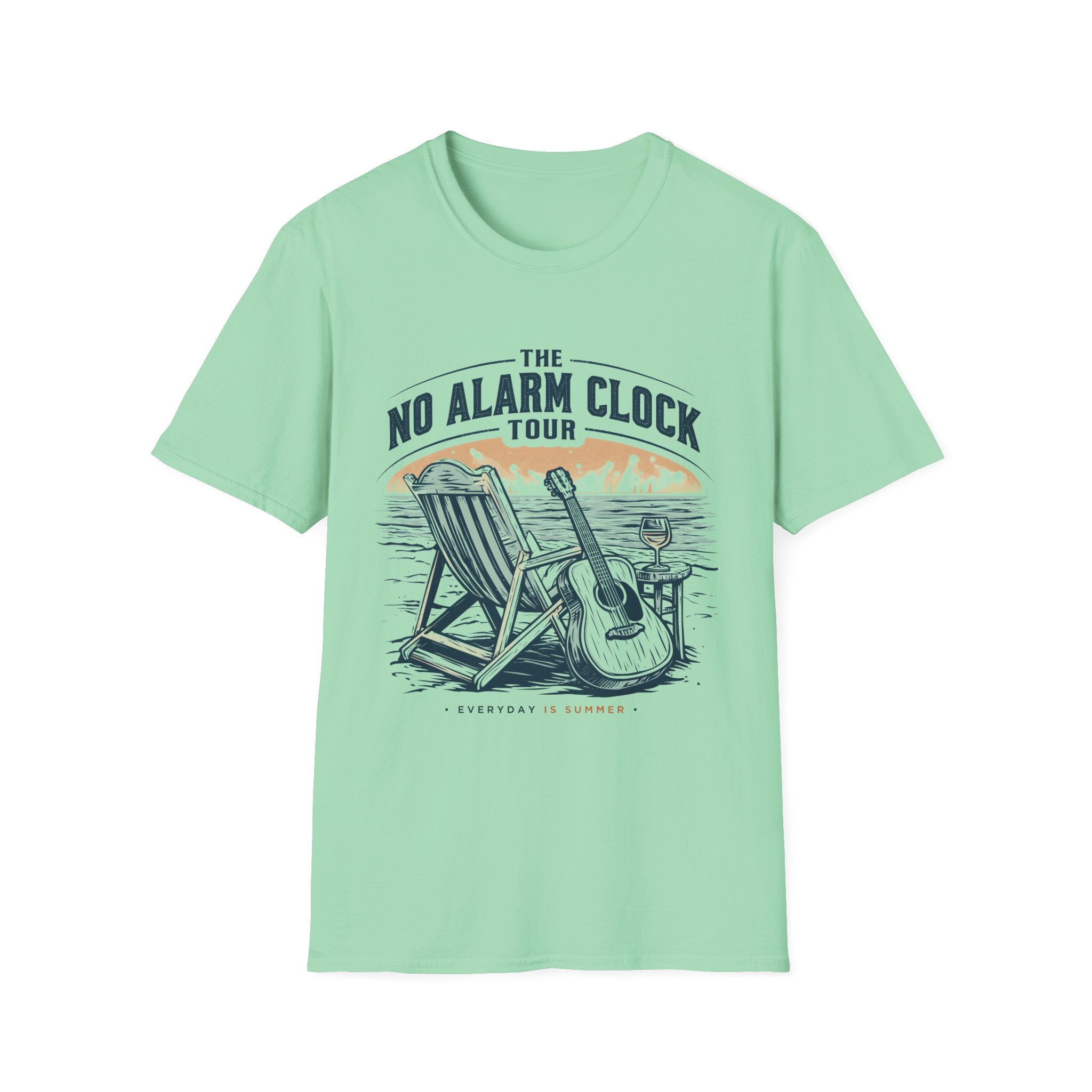 No Alarm Clock Tour Retirement T-Shirt