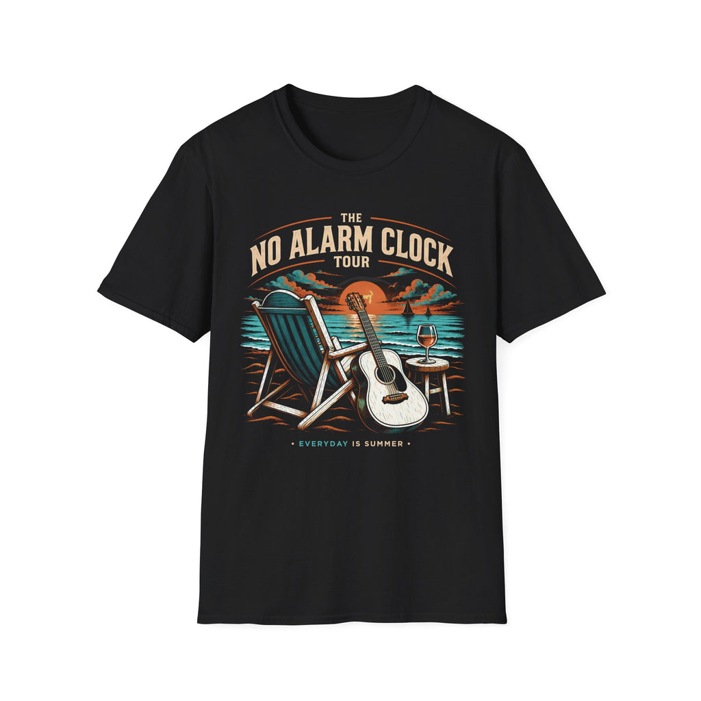 No Alarm Clock Tour Retirement T-Shirt