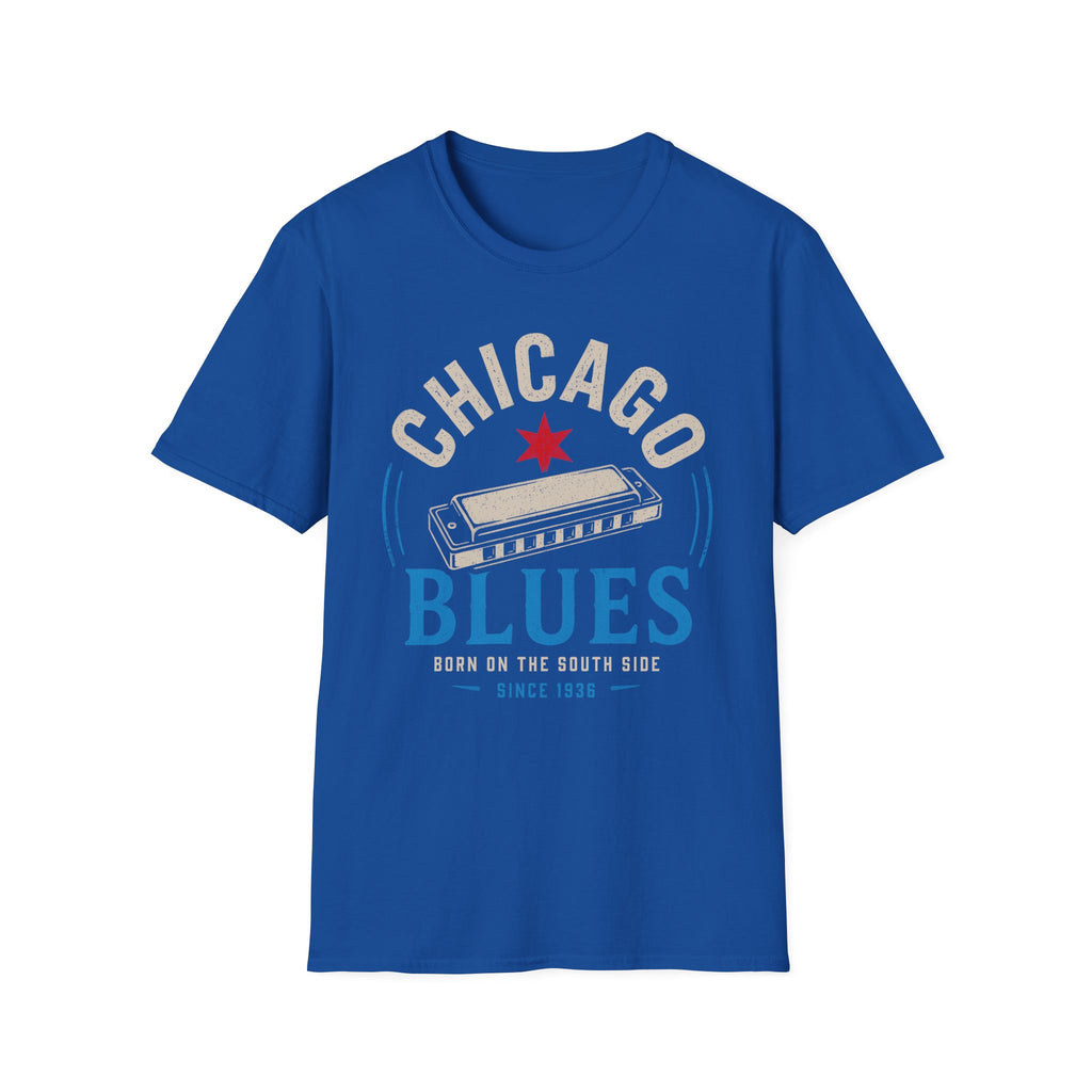 Born on the South Side Chicago Blues T-Shirt