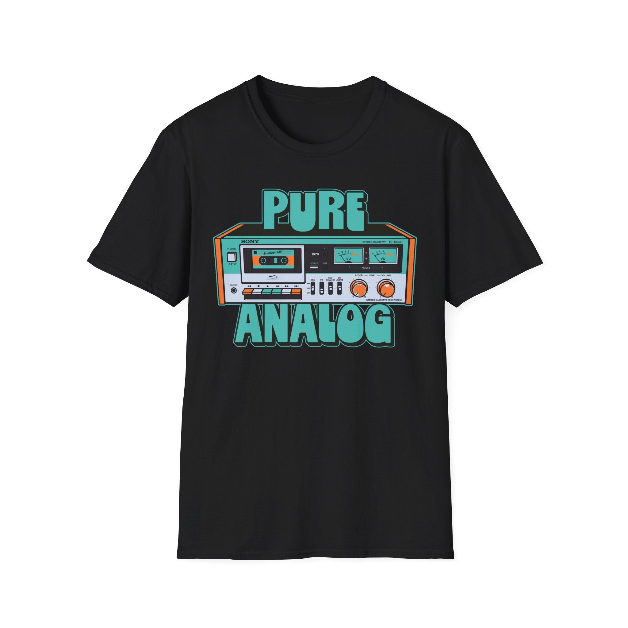 Vintage Tape Deck Pure Analog Audiophile T-Shirt