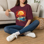 Sunset Harbor Yacht Rock T-Shirt