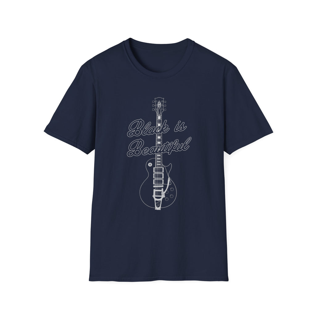 Black is Beautiful Black Beauty Electric Guitar T-Shirt