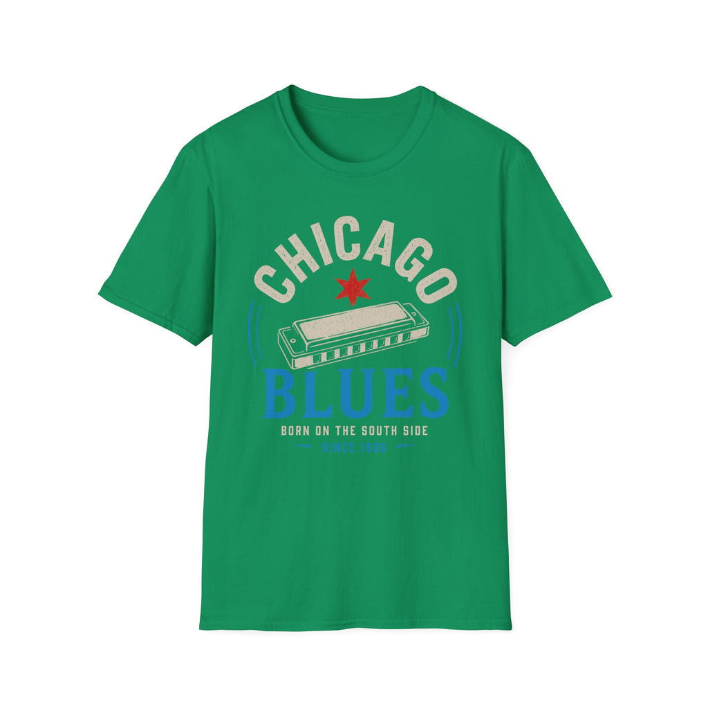 Born on the South Side Chicago Blues T-Shirt