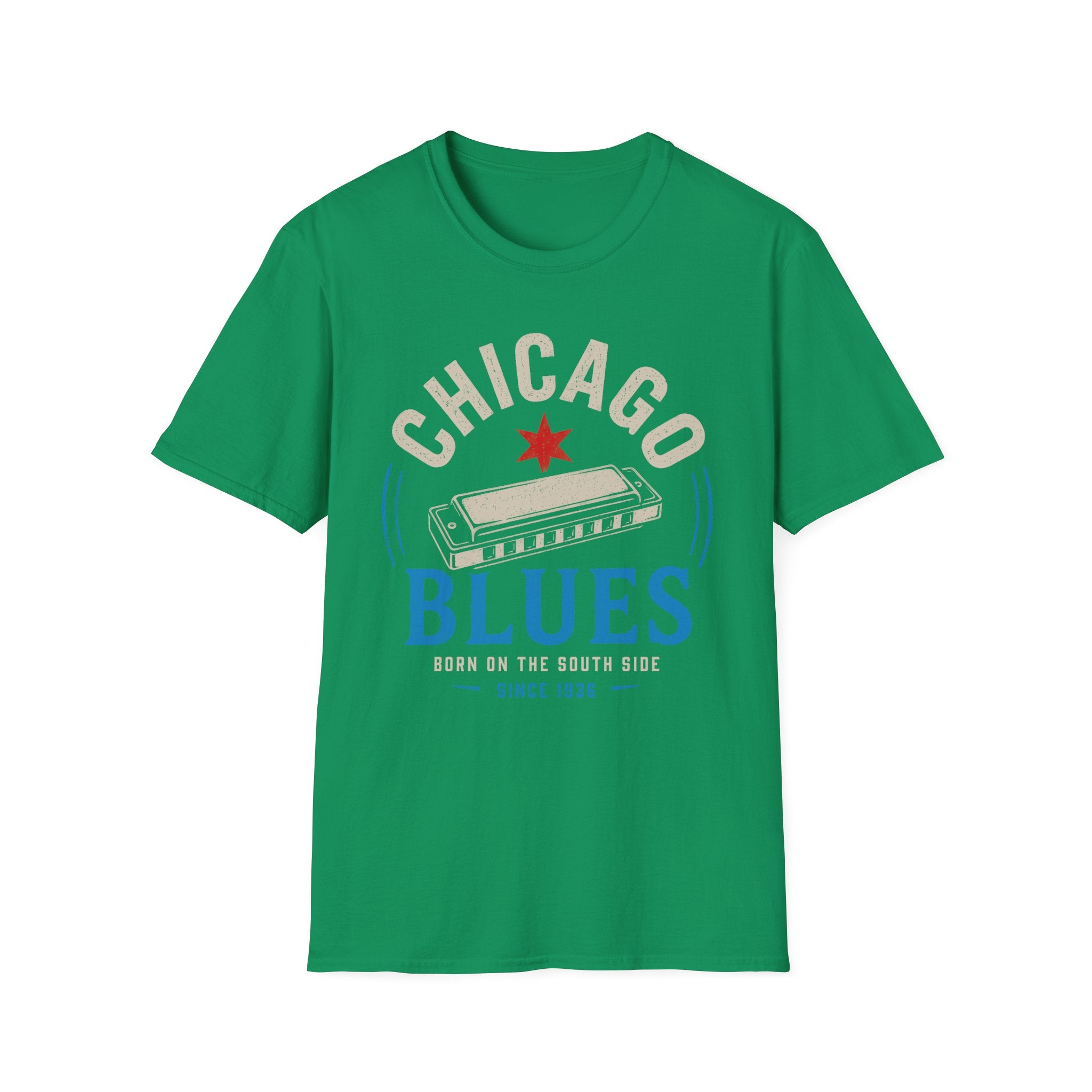 Born on the South Side Chicago Blues T-Shirt