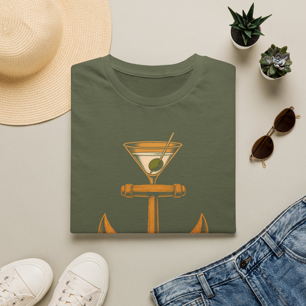 Drop Anchor Raise Glass Yacht Rock T-Shirt