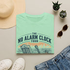 No Alarm Clock Tour Retirement T-Shirt