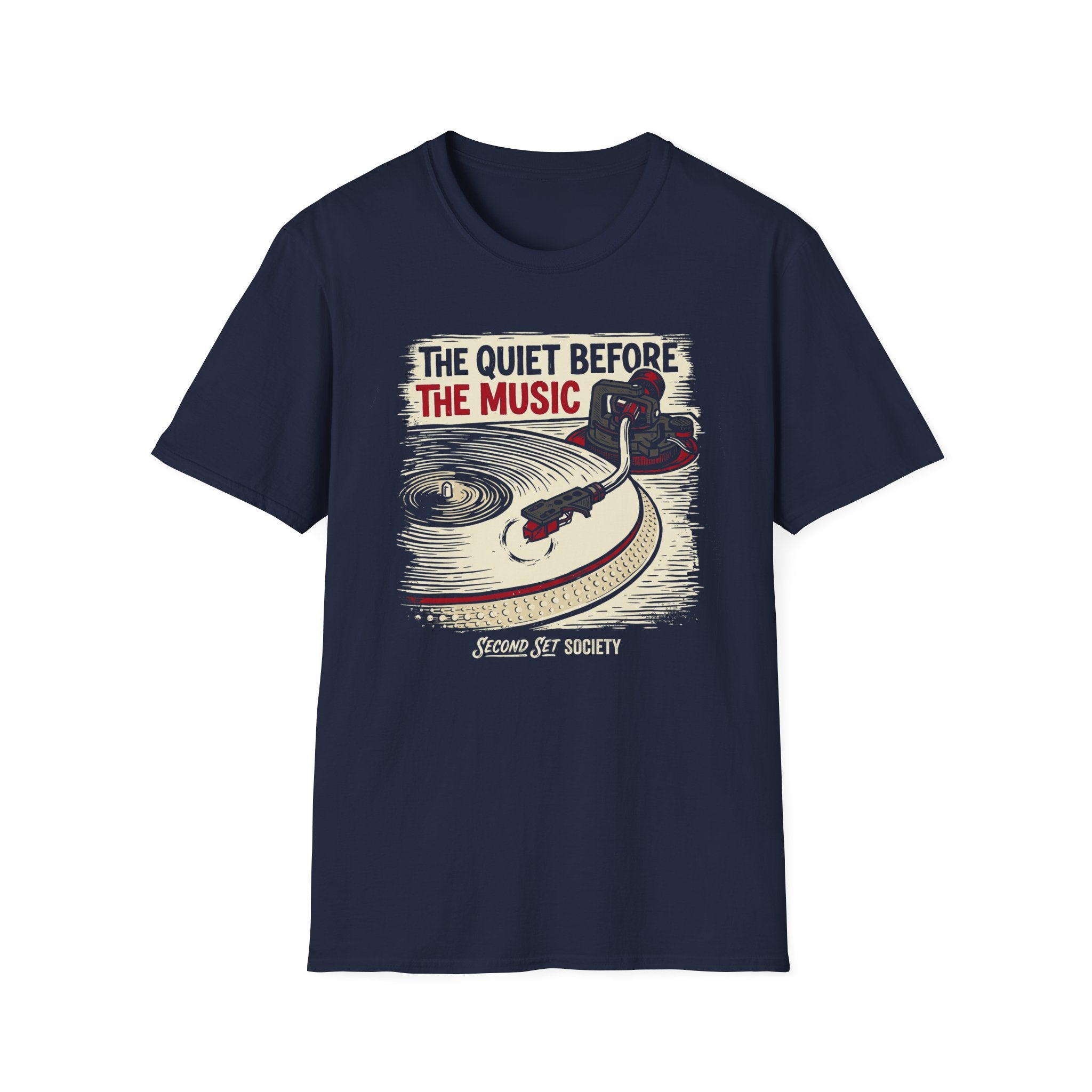 Quiet Before the Music Needle Drop Audiophile T-Shirt