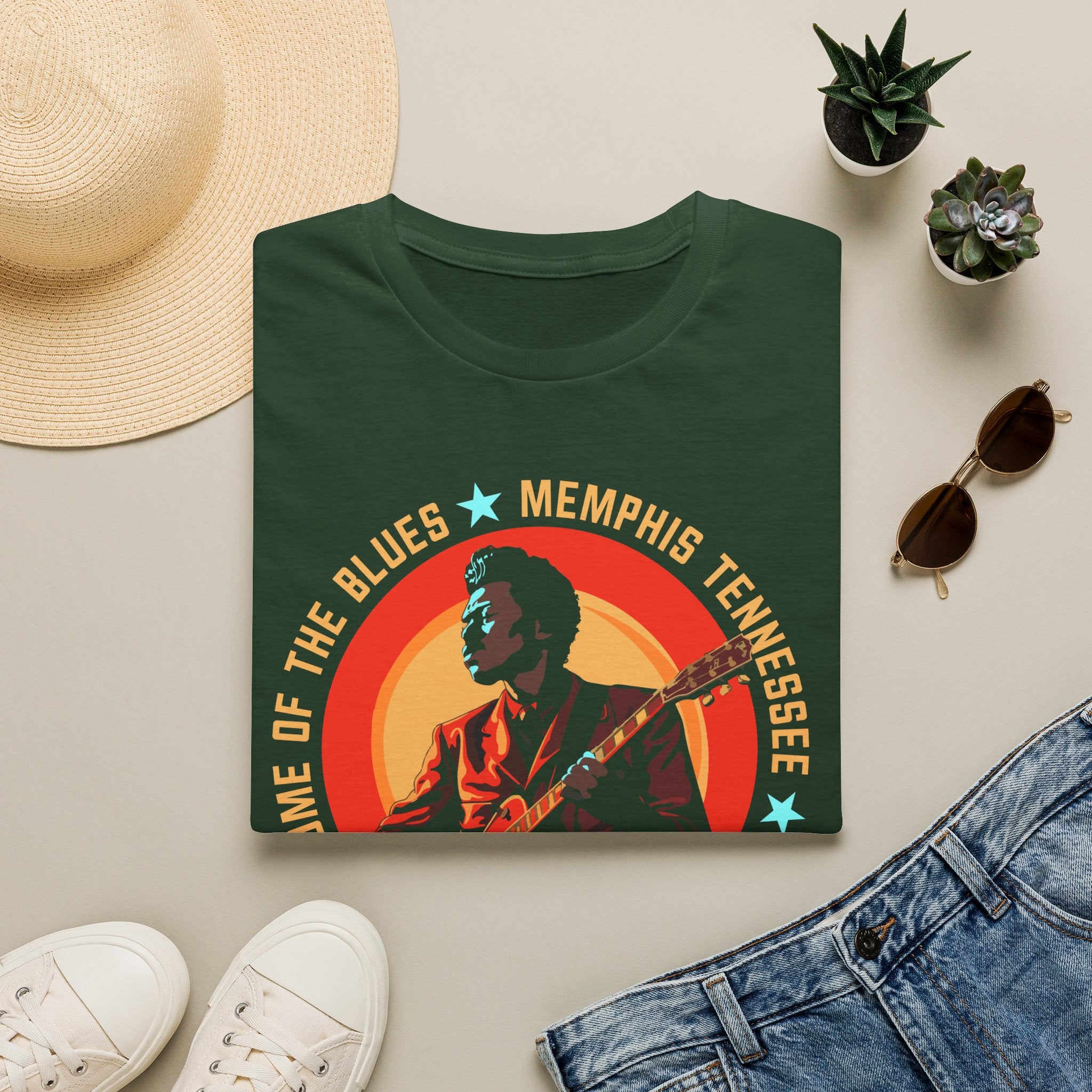 Beale Street Memphis TN Blues Heritage T-Shirt