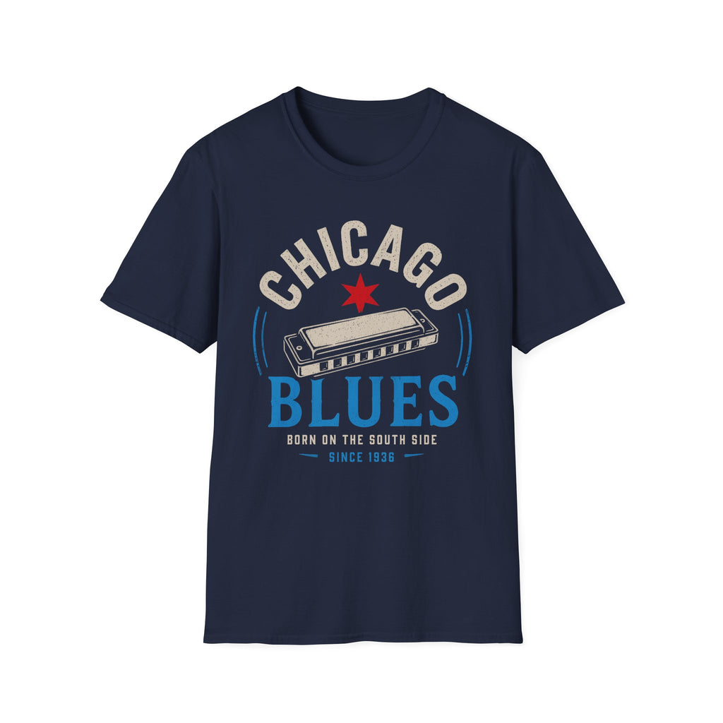 Born on the South Side Chicago Blues T-Shirt
