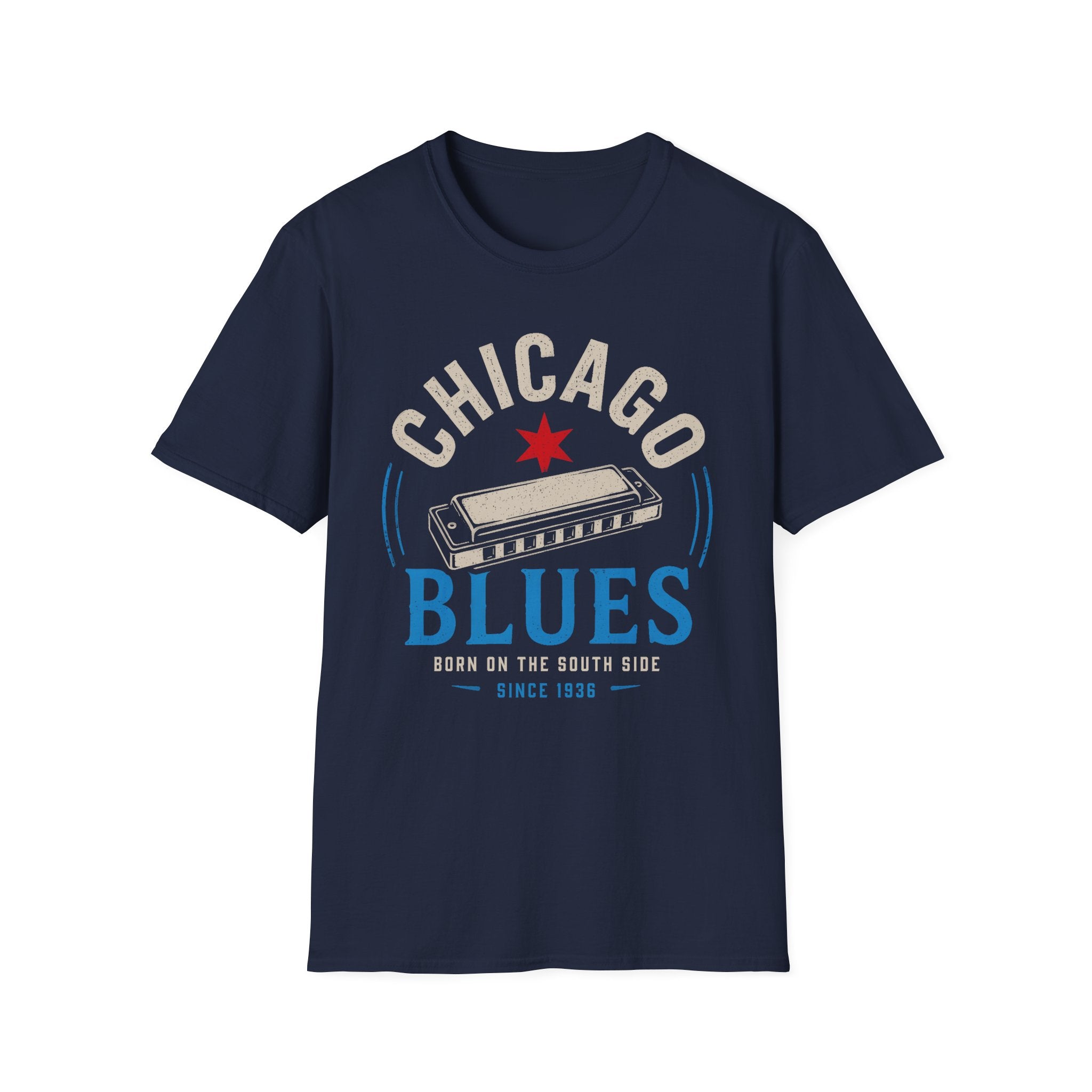 Born on the South Side Chicago Blues T-Shirt