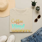 Coffee Vinyl Whiskey Vinyl Record Collector T-Shirt
