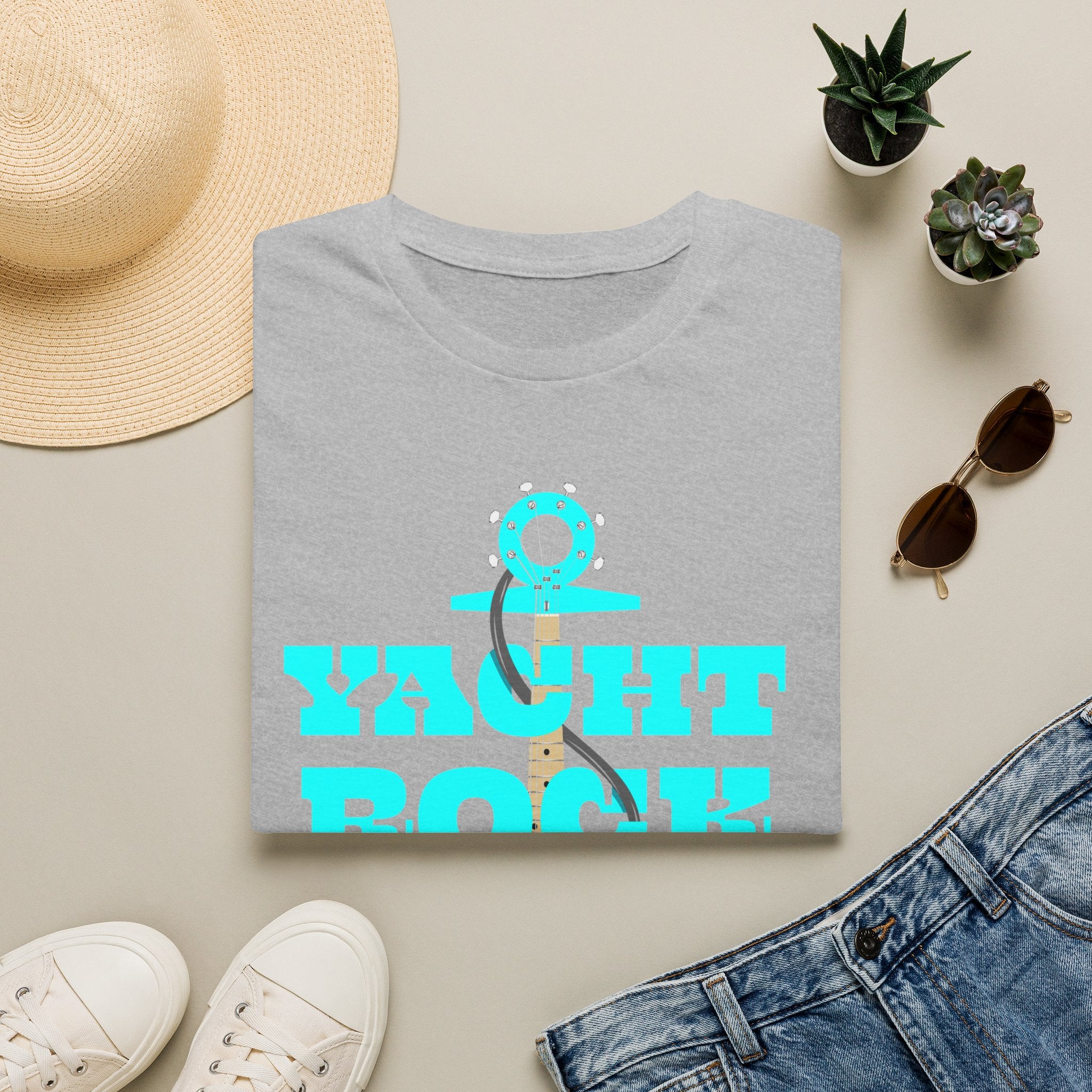 Anchor Electric Guitar Yacht Rock T-Shirt