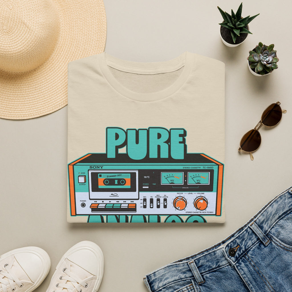 Vintage Tape Deck Pure Analog Audiophile T-Shirt