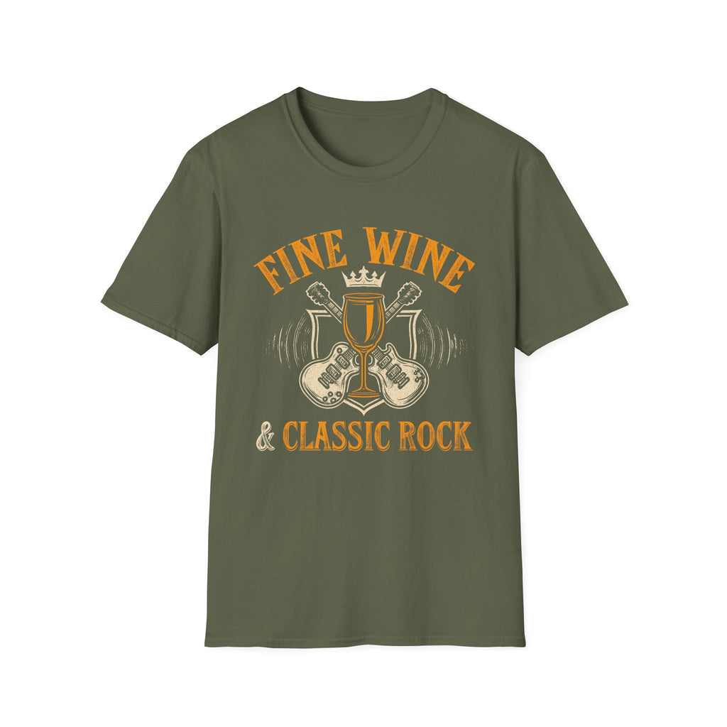 Fine Wine and Classic Rock T-Shirt