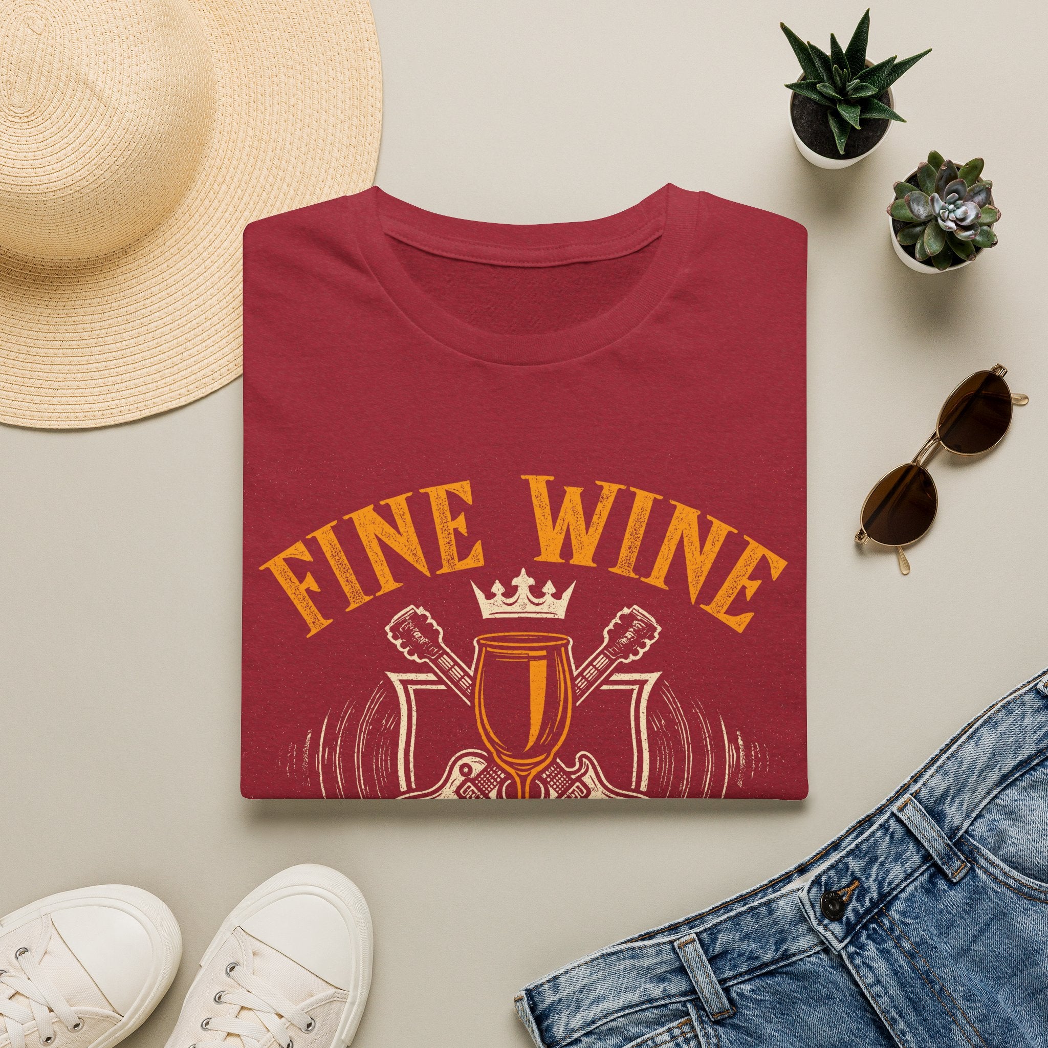 Fine Wine and Classic Rock T-Shirt