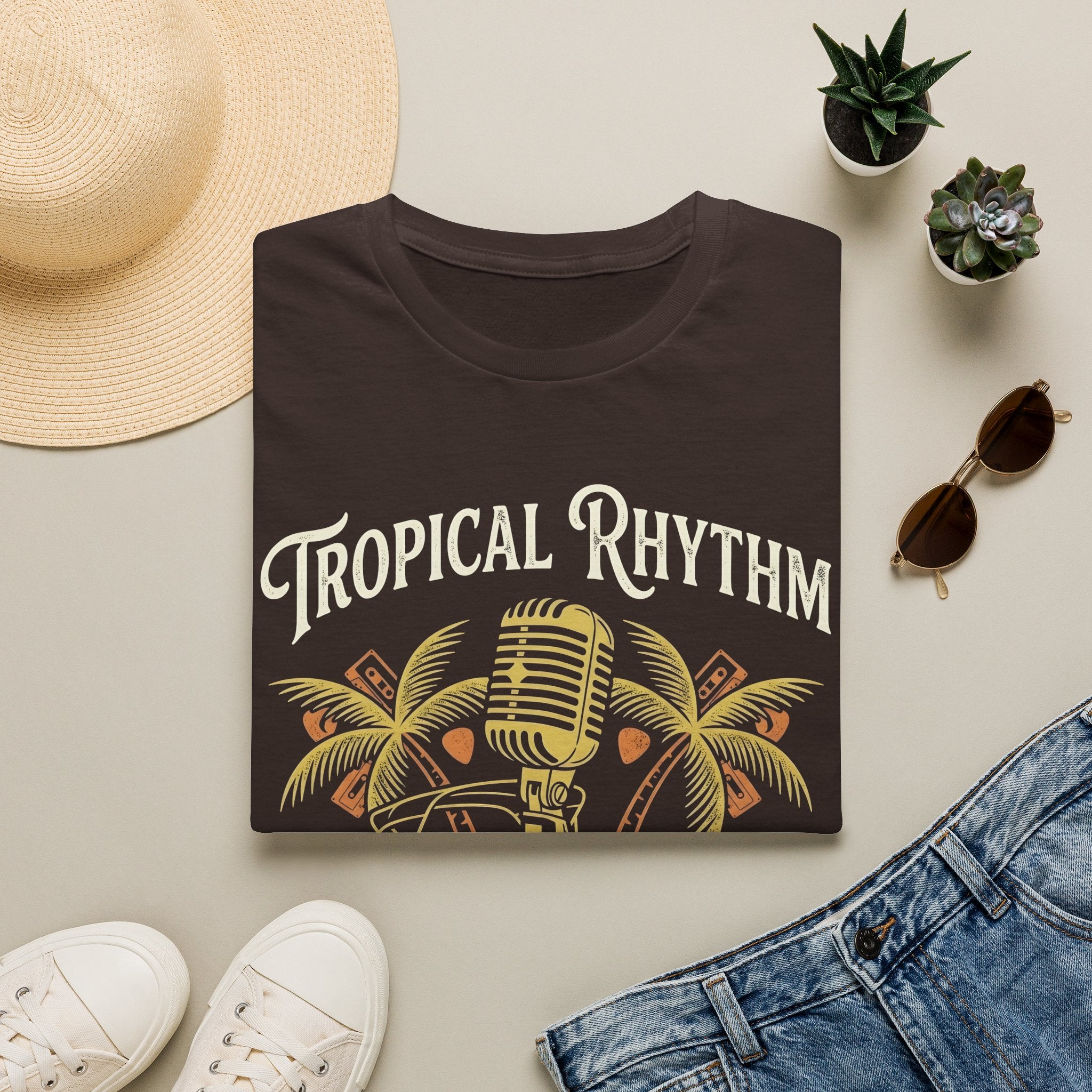 Tropical Rhythm Retirement Vacation T-Shirt