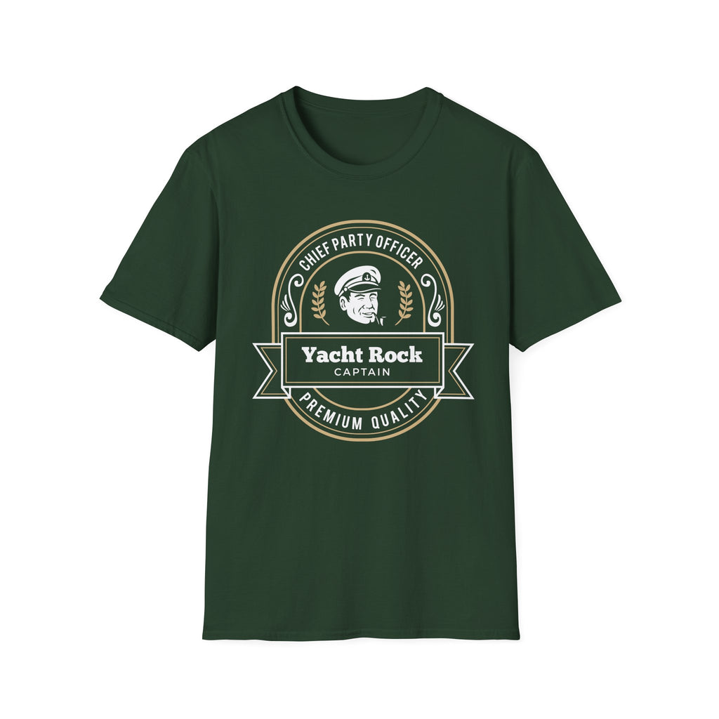 Chief Party Officer Yacht Rock Captain T-Shirt