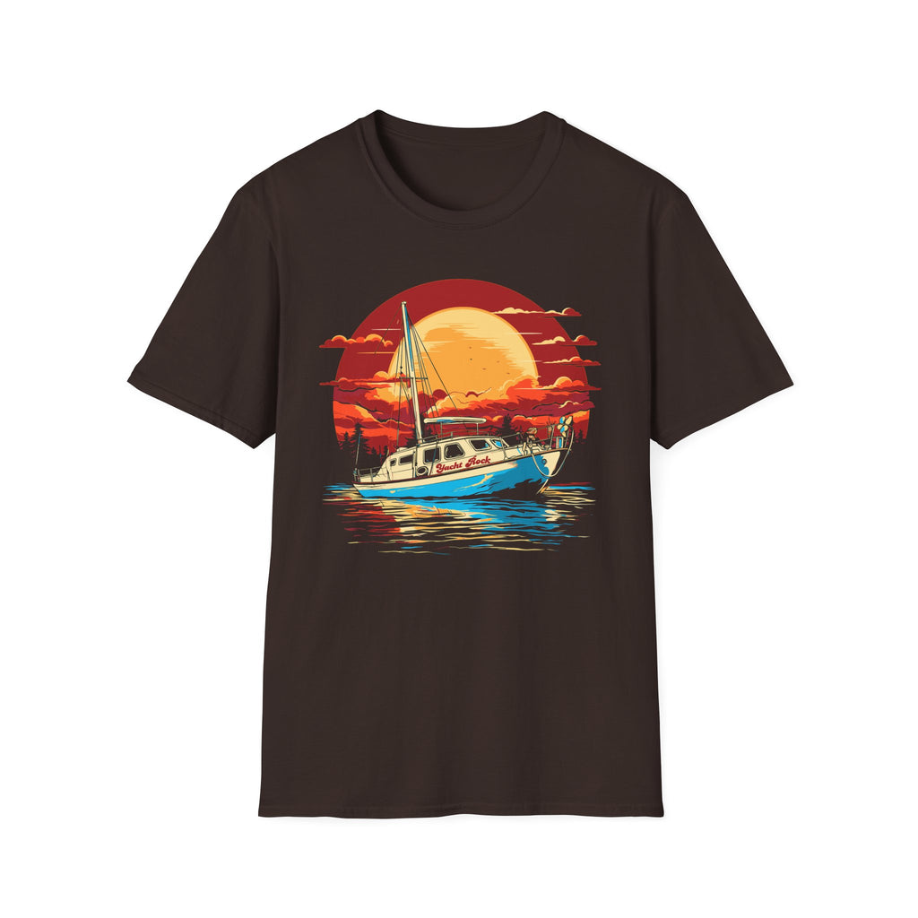 Sunset Harbor Yacht Rock T-Shirt