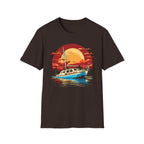Sunset Harbor Yacht Rock T-Shirt