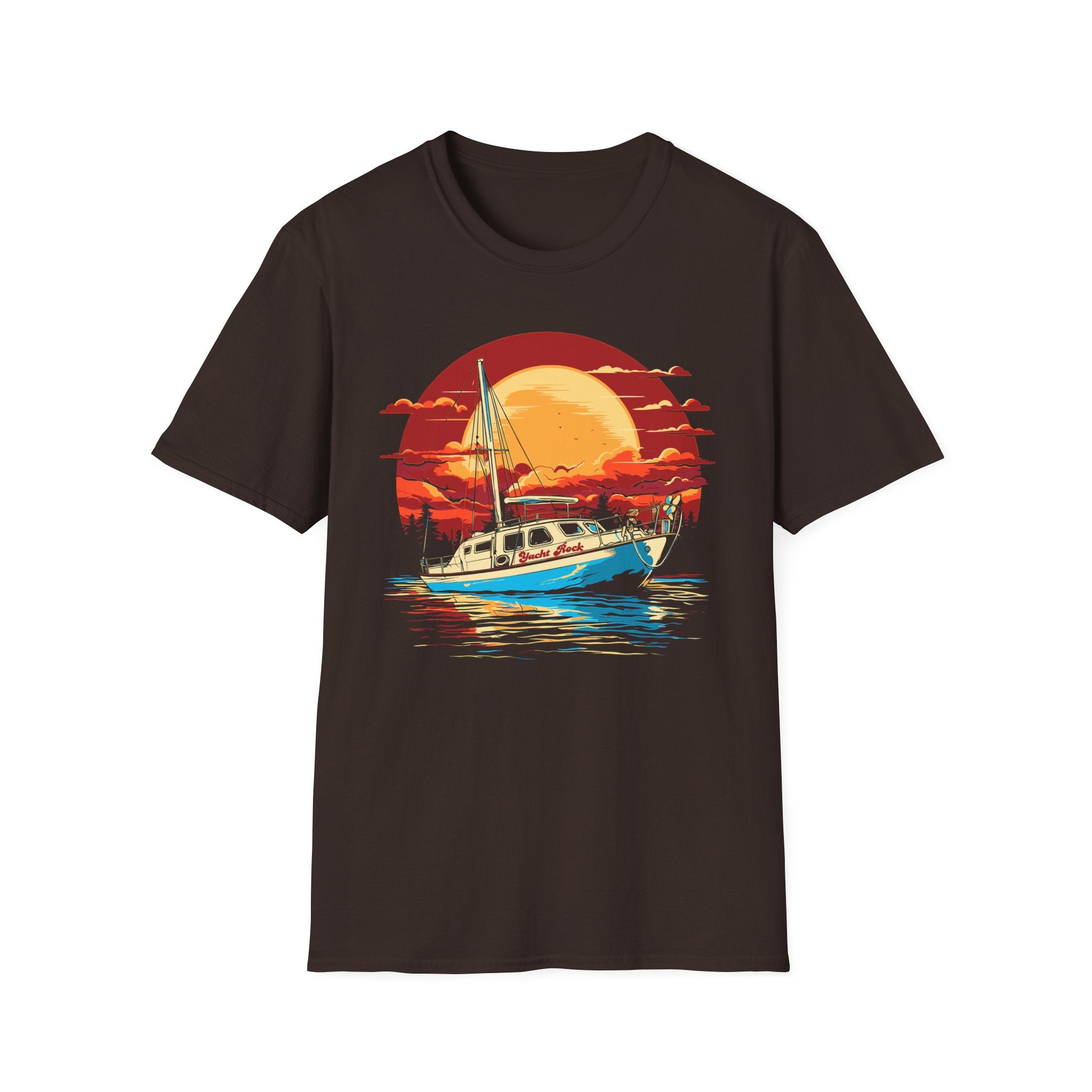 Sunset Harbor Yacht Rock T-Shirt