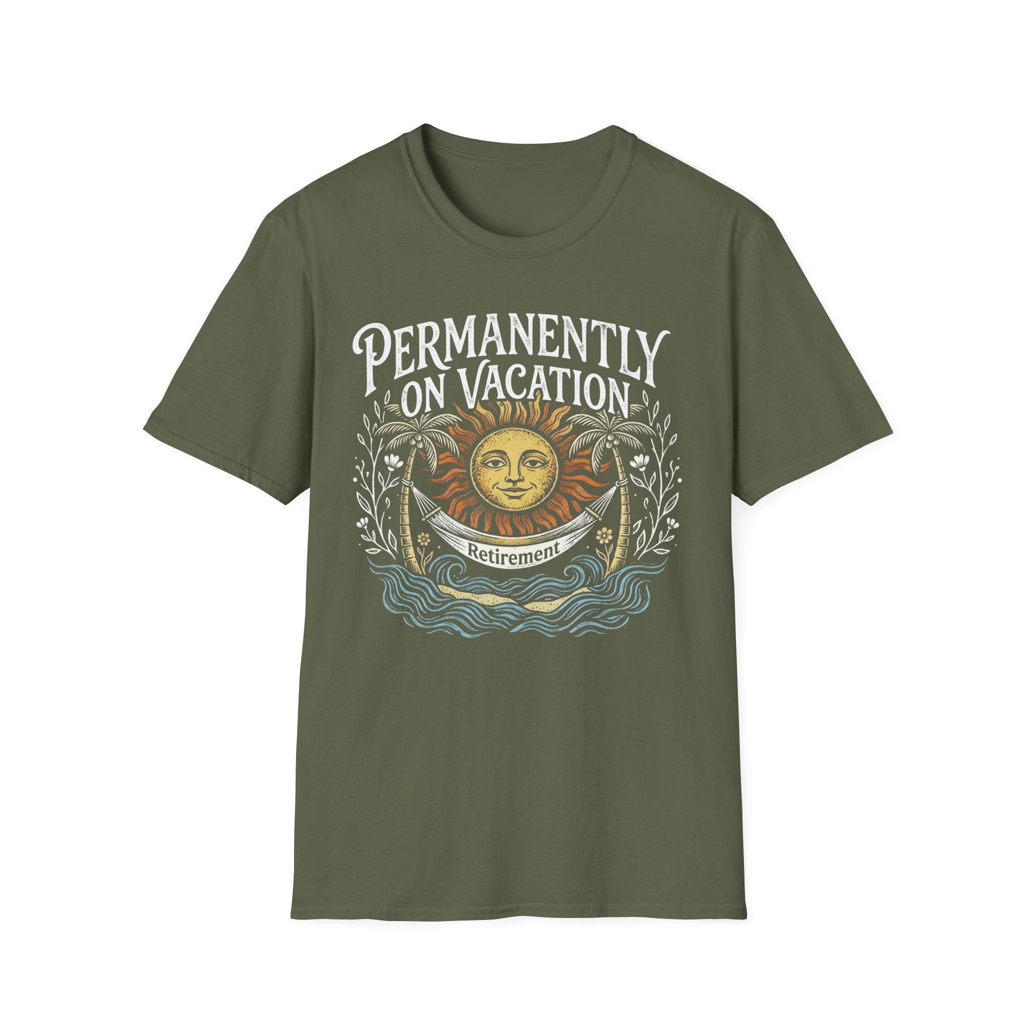 Permanently on Vacation Retirement T-Shirt