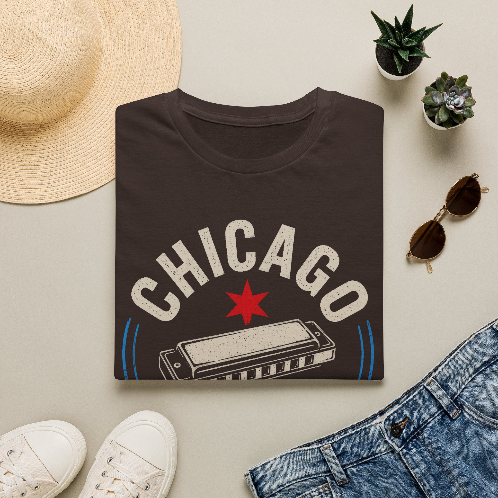 Born on the South Side Chicago Blues T-Shirt