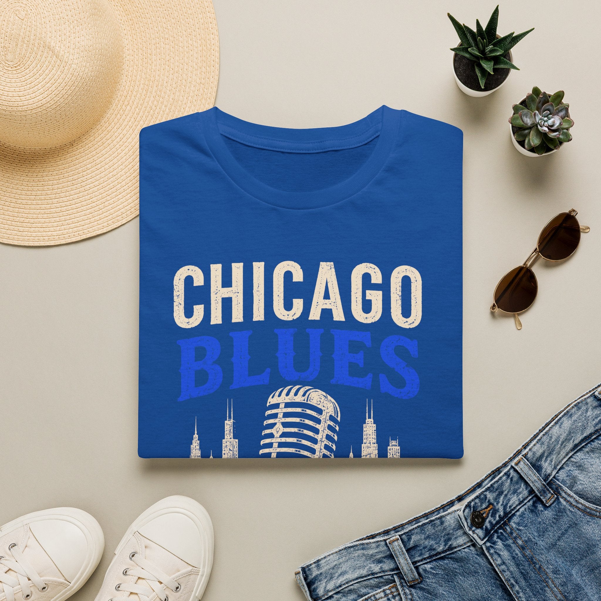 Where the Blues Lives Chicago Blues T-Shirt