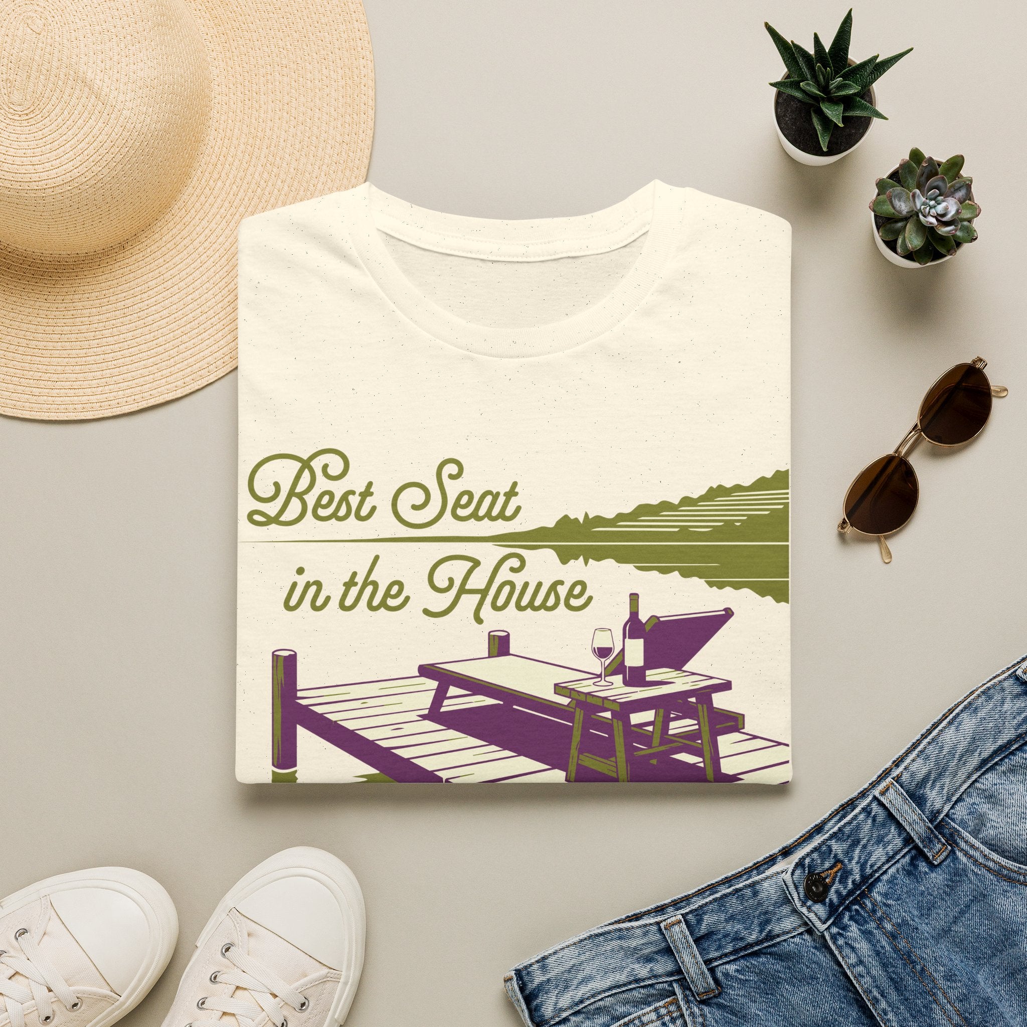 Best Seat in the House Vacation Retirement T-Shirt