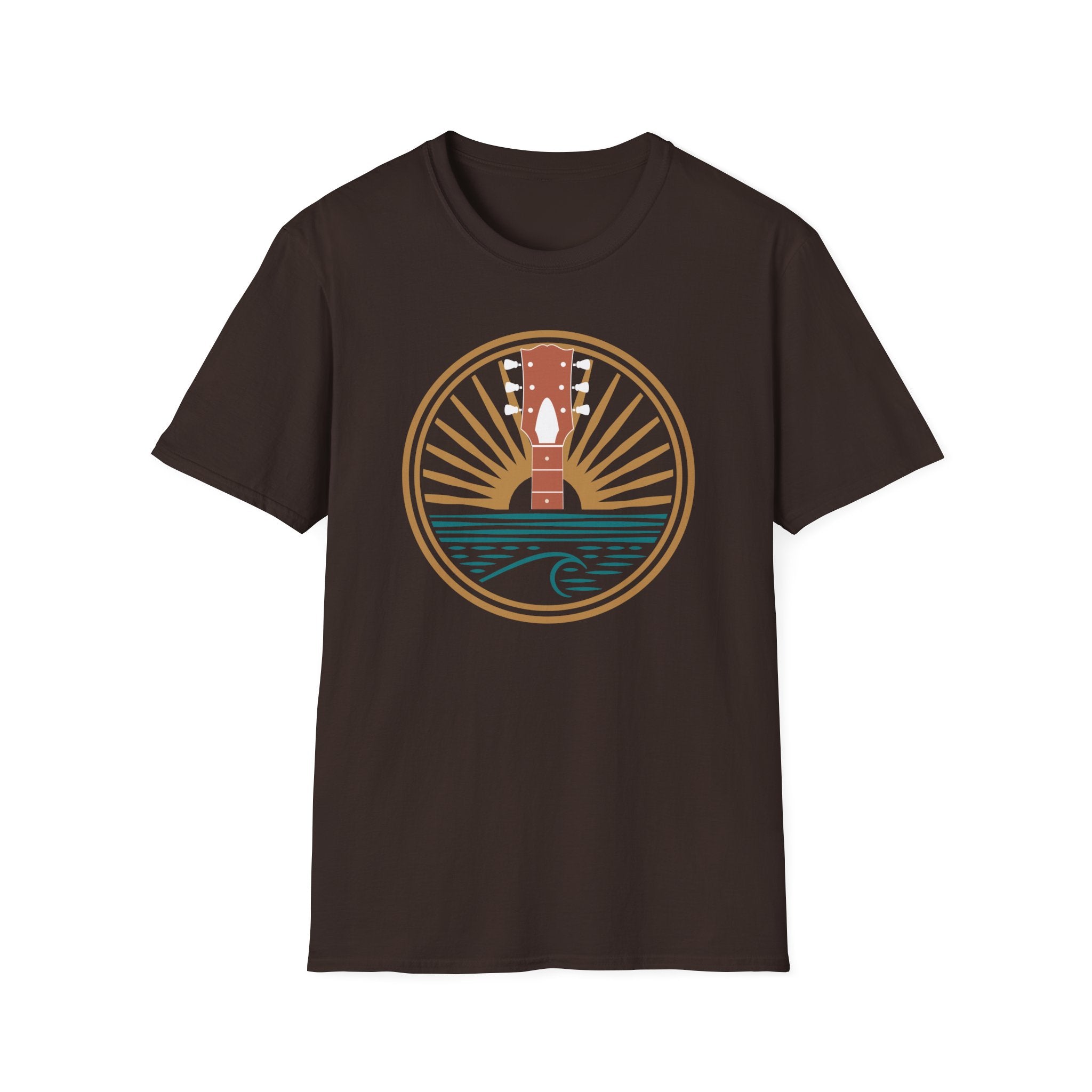 Second Set Society Music Waves Guitar T-Shirt