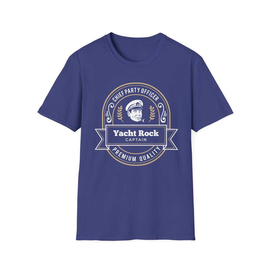 Chief Party Officer Yacht Rock Captain T-Shirt
