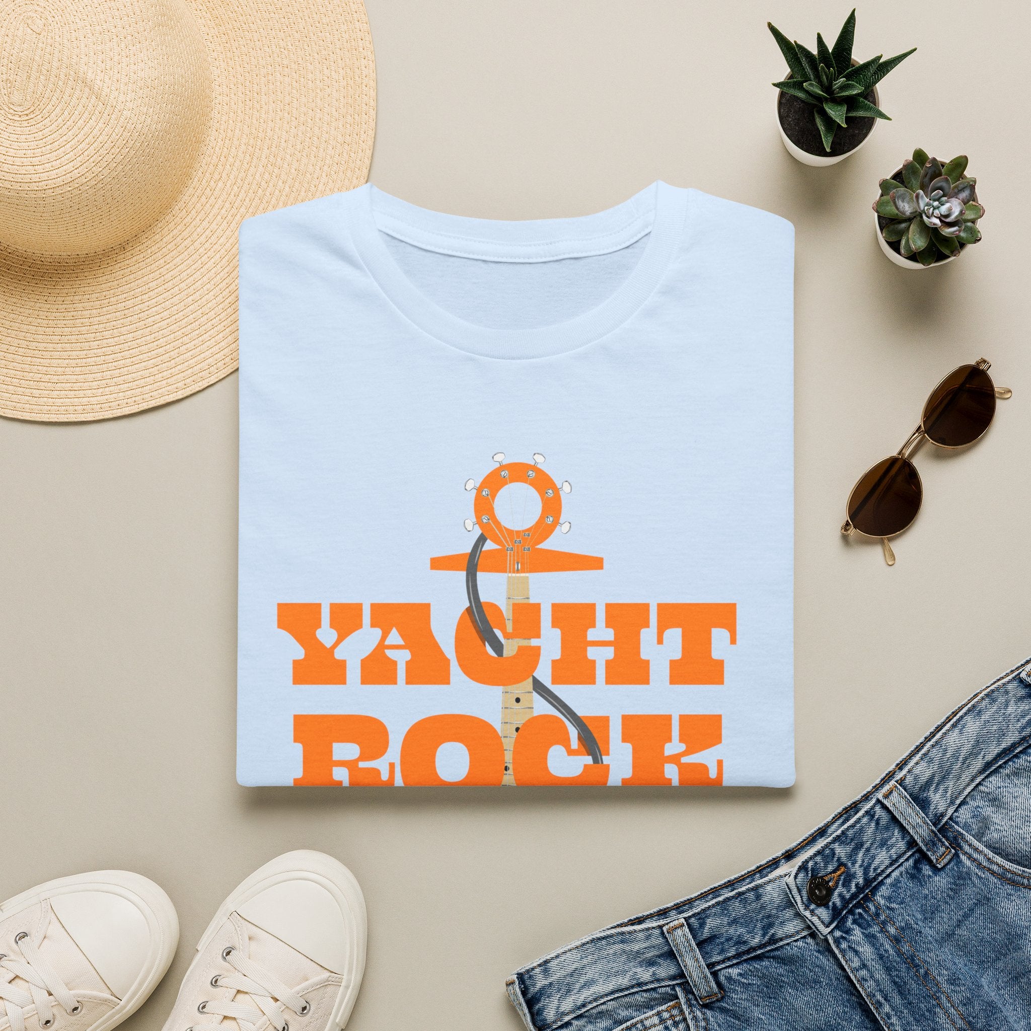 Anchor Electric Guitar Yacht Rock T-Shirt