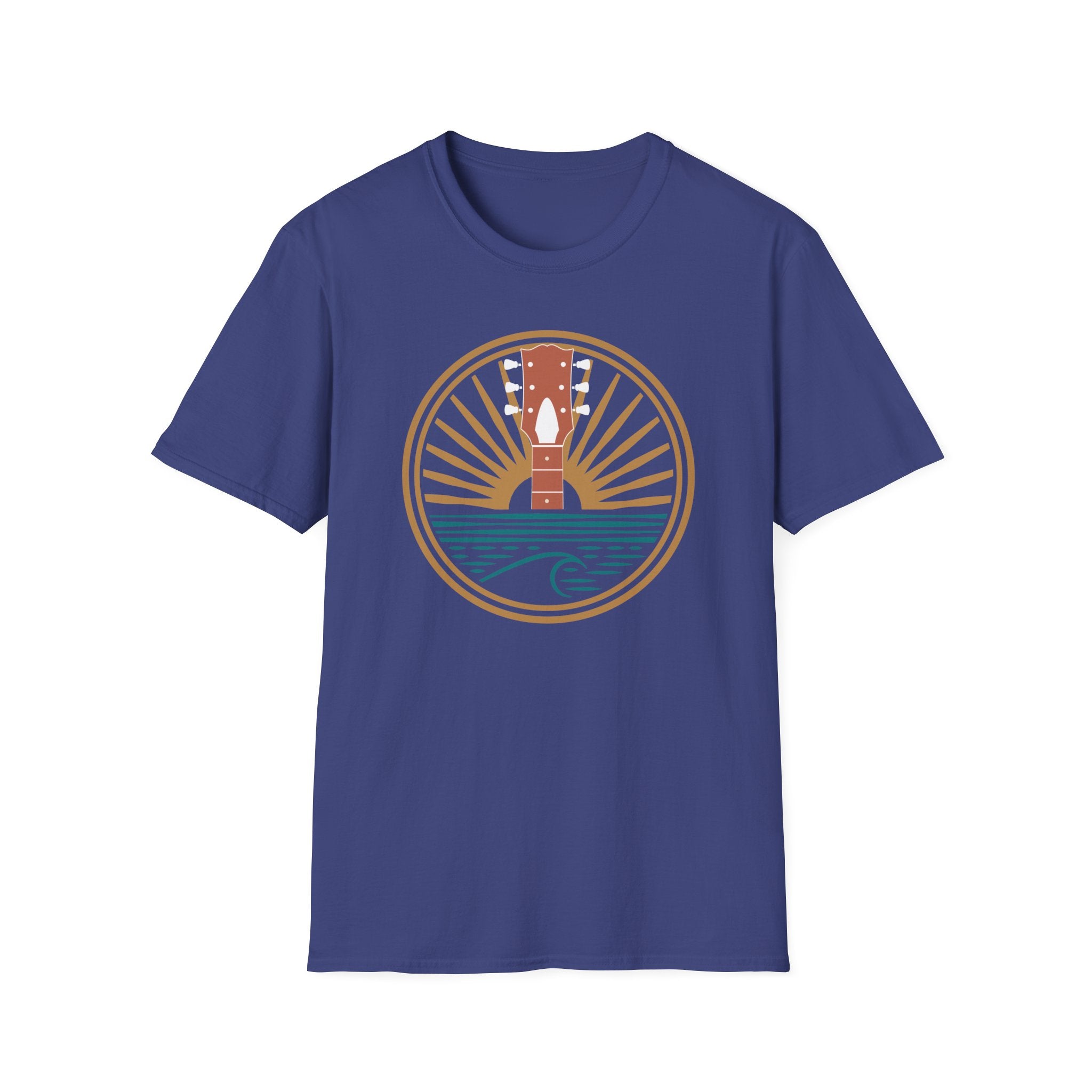 Second Set Society Music Waves Guitar T-Shirt