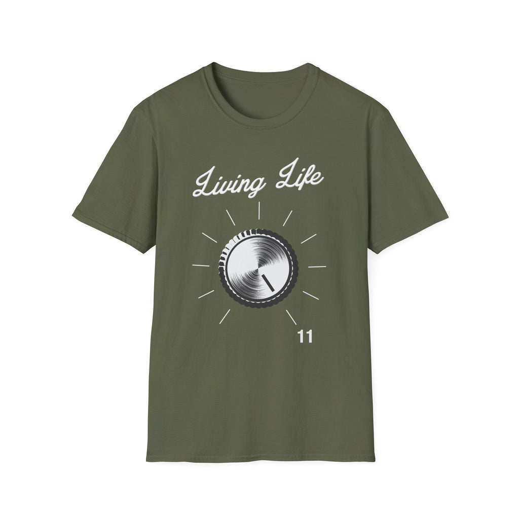 Volume Knob Living Life on Eleven T-Shirt